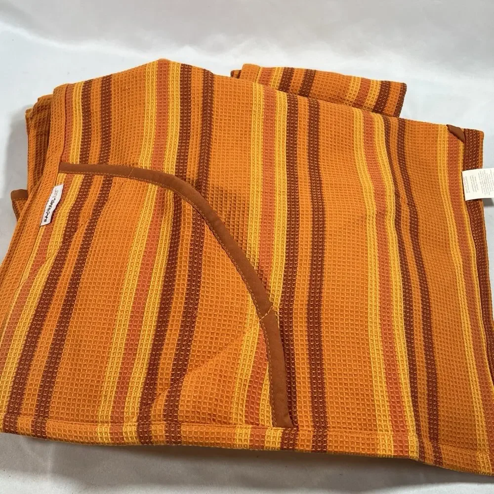 Rachael Ray Lot Moppine Absorbent Kitchen Towel Oven Mitt Heat Resistant Orange